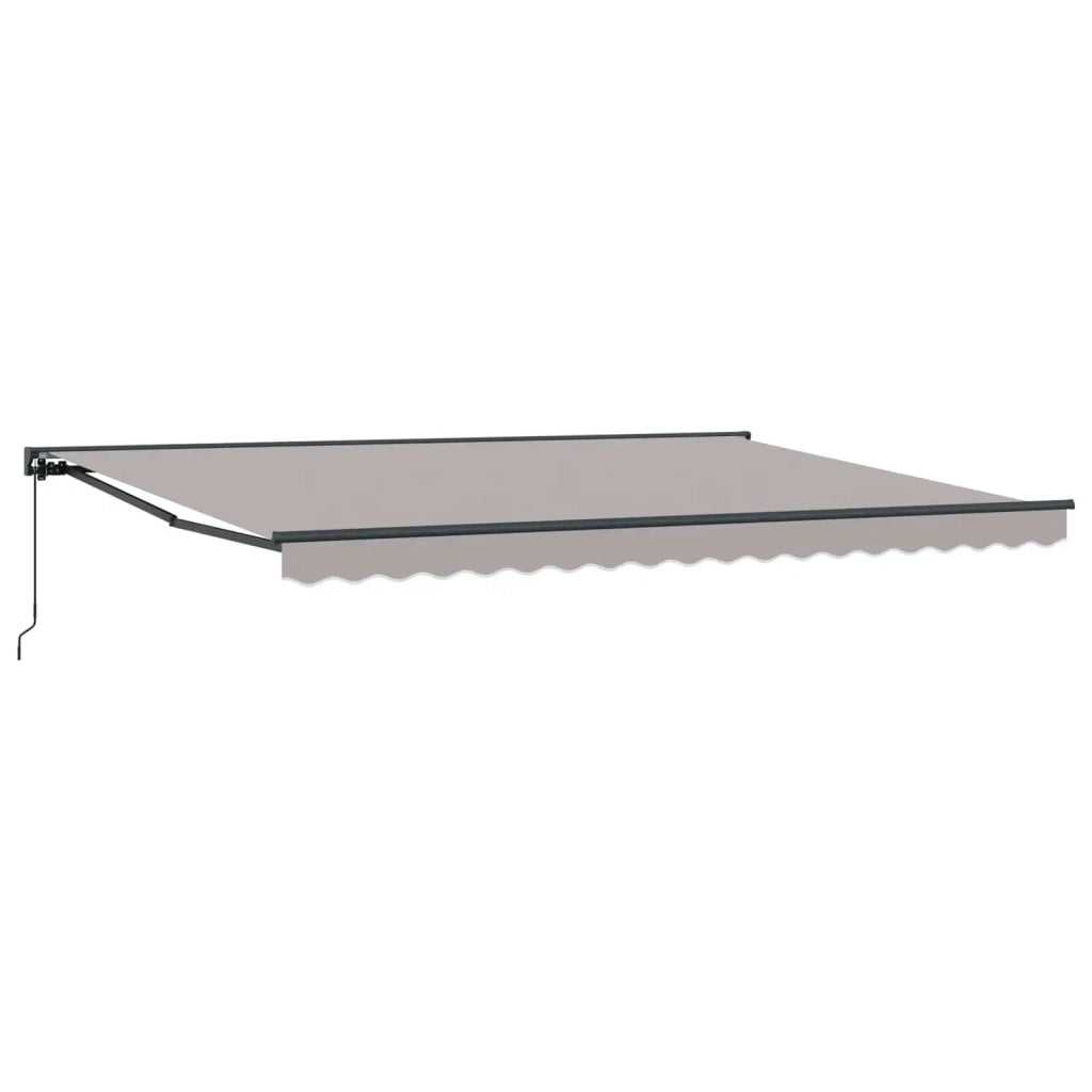 Tenda retrattile manuale Grigio Chiaro 5 × 3,5 m