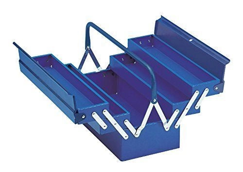 MR Mondial 2005000 Portautensili 5 Scomparti in Lamiera Pesante 43x21x21 cm colore Blu