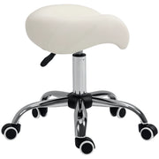 Sgabello girevole regolabile in altezza 49-61 cm ¨C Xylo ¨C Bianco