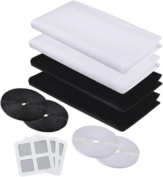 Kit di schermatura insetti per finestre - 3 confezioni, Adesivo autoadesivo - 15m x 2m, 13mx15m