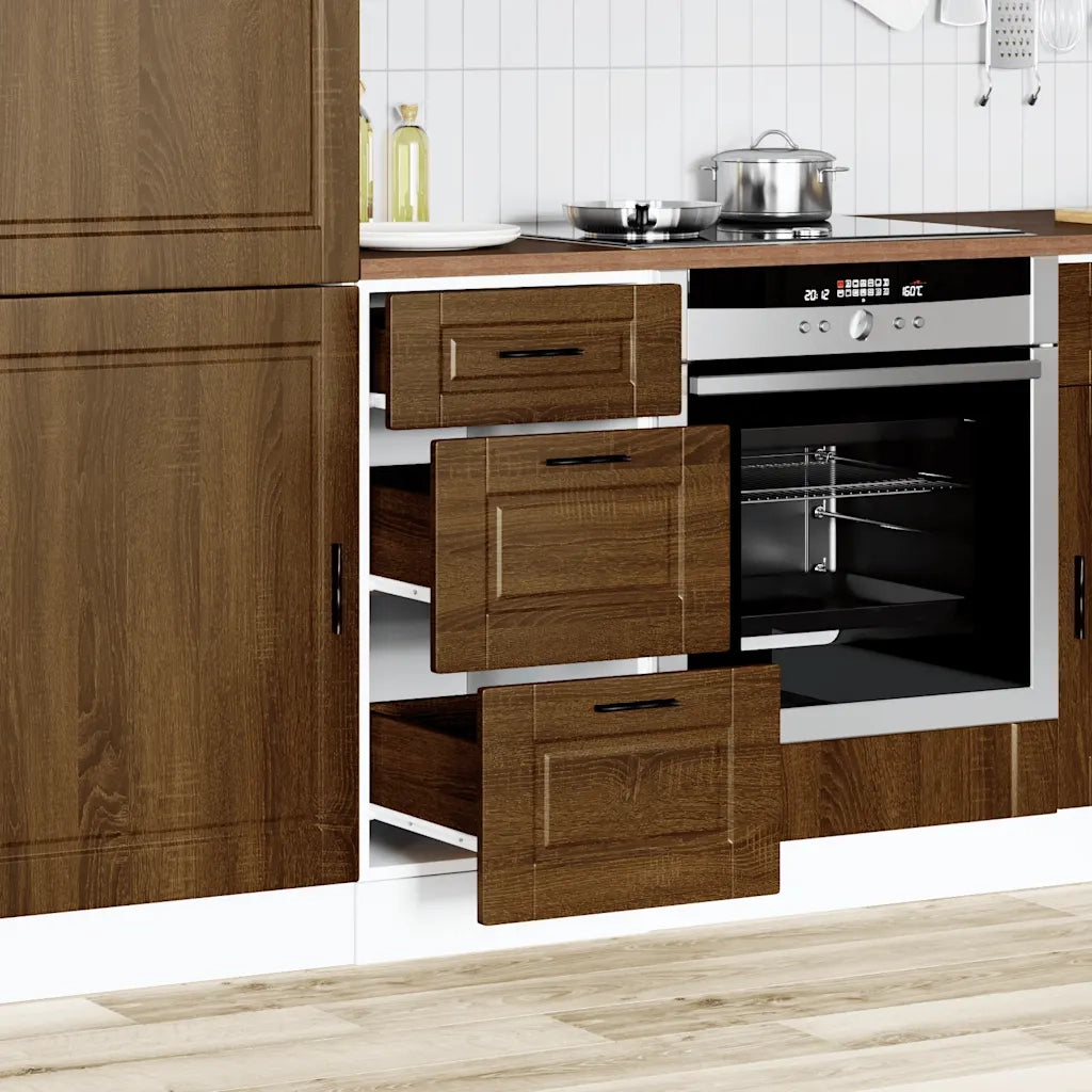 Base da Cucina Porto Rovere Marrone in Legno Multistrato 854227