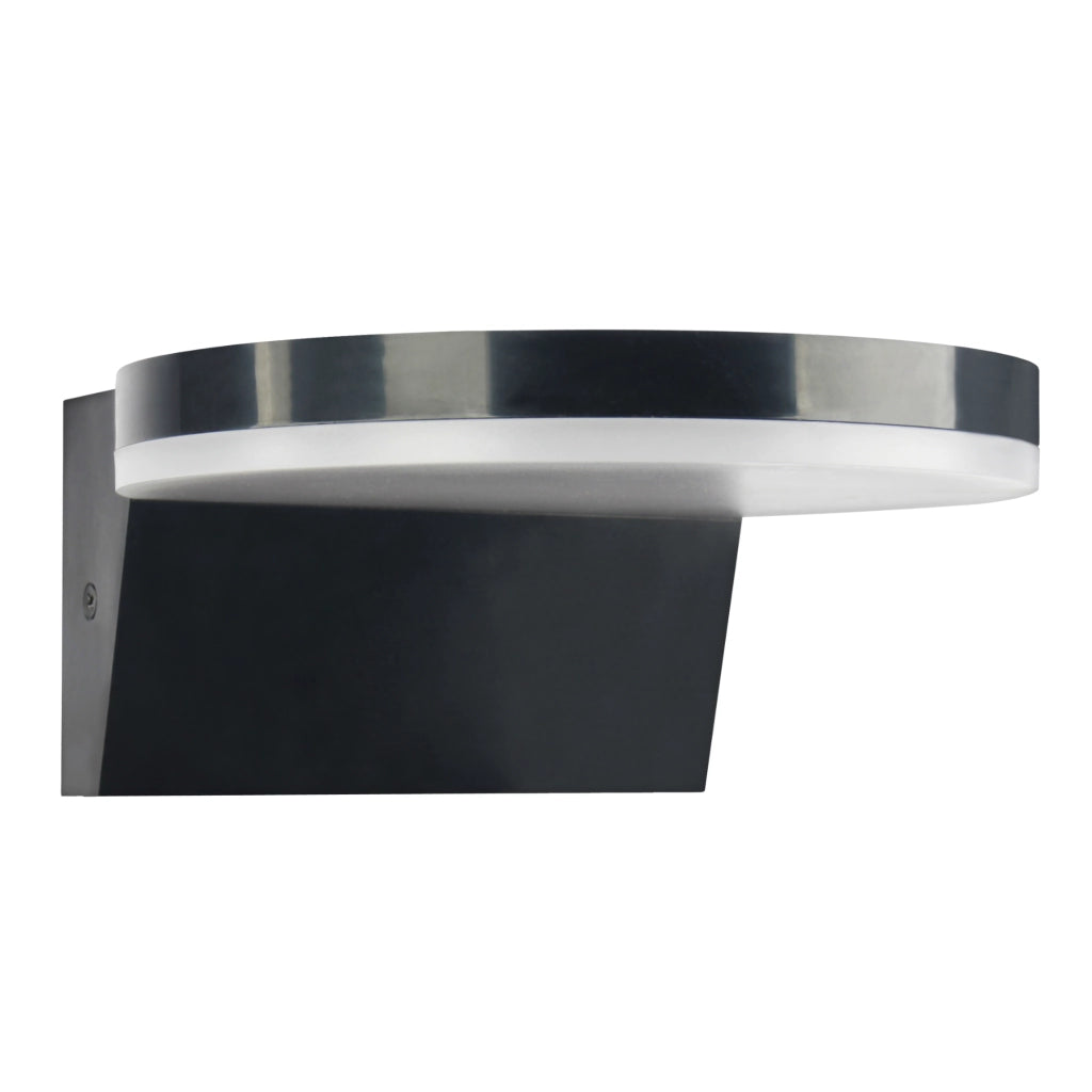 Applique esterna LED 10W 4000K nera IP54 Polux TESA