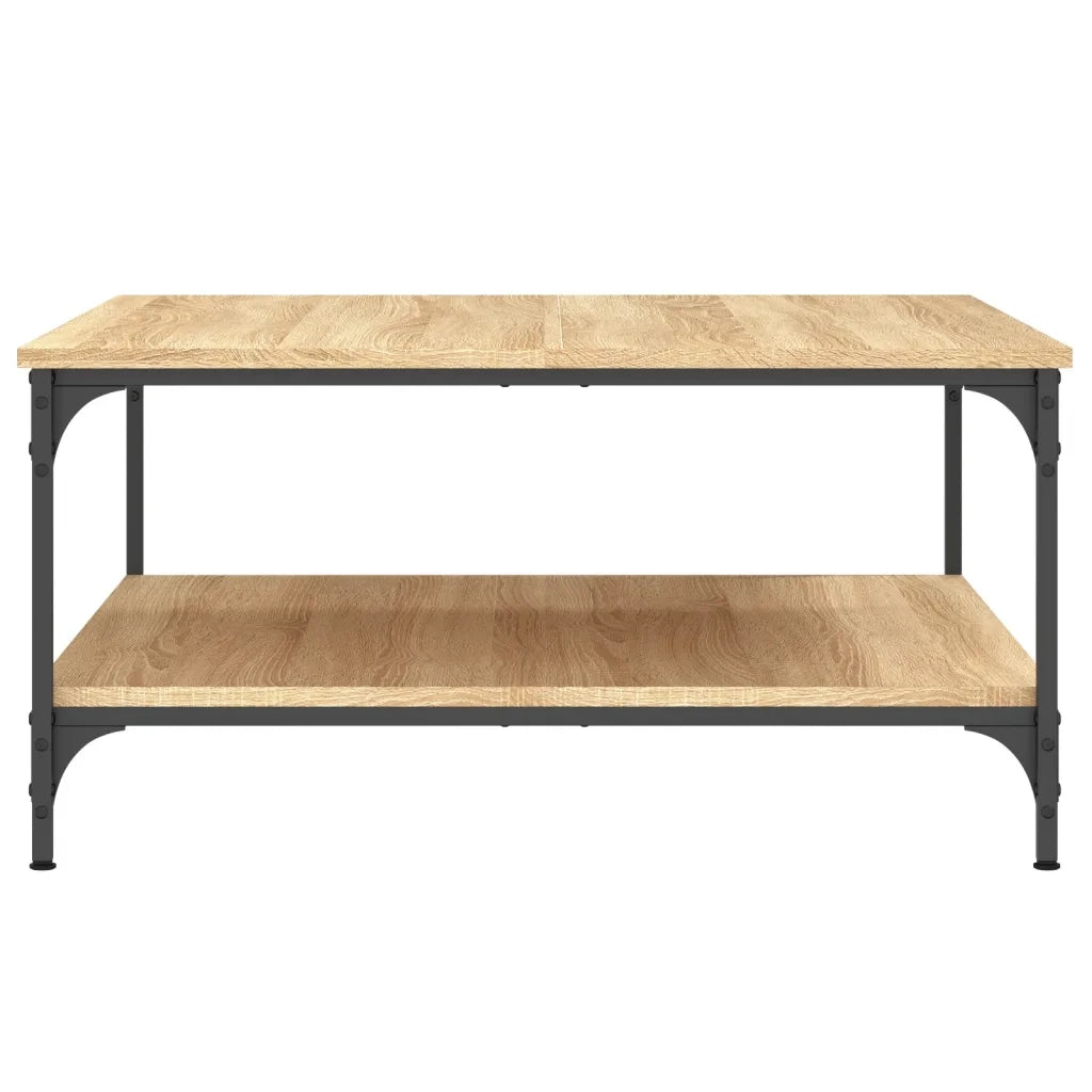 Tavolino da Salotto Rovere Sonoma 80x80x40 cm Legno Multistrato 832839