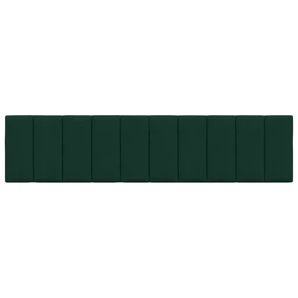 Cuscino Testiera Hanko Verde Scuro 200 cm in Velluto CFW3670367