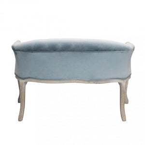 Divano Coleman 107x61x70 h cm in Velluto Grigio