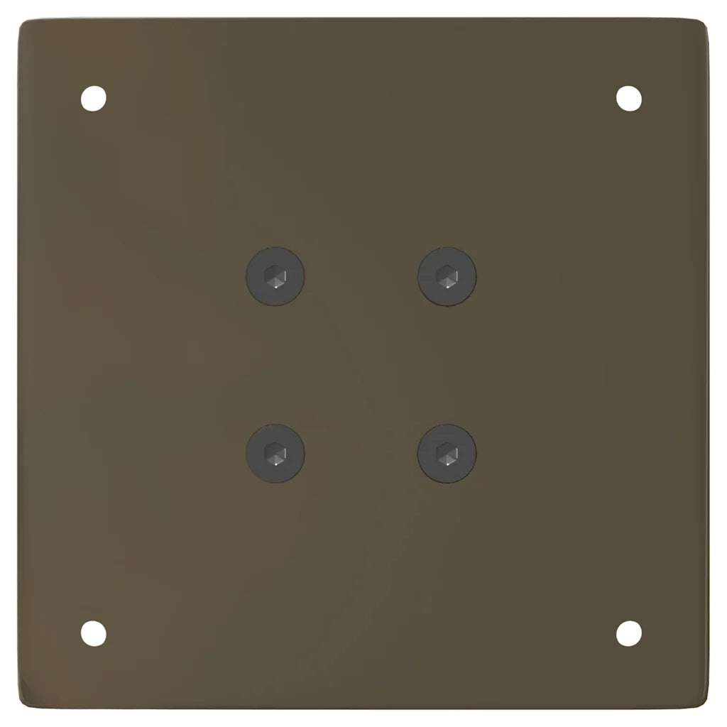 Gambe per tavolo consolle 4 pz in acciaio naturale 72 cm Acciaio 4012495