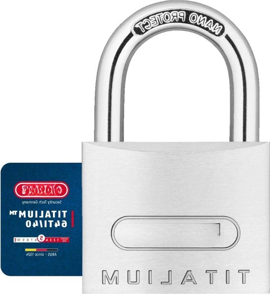 Slot per parete in alluminio speciale massa con protezione di guaina integrata Livello di sicurezza 8 Argento 

96CSTI