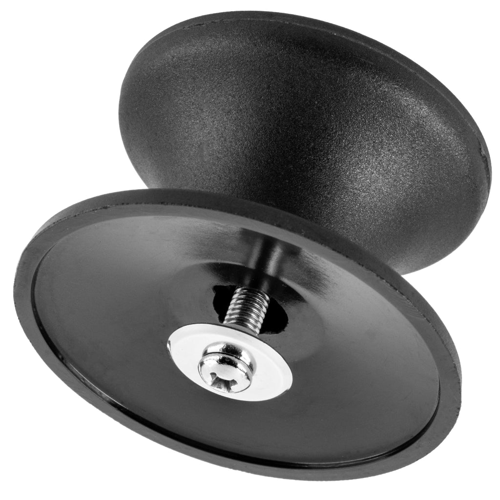Pomello per coperchio KADAX, pomello per coperchio pentola, pomello per padella, nero, 4 pezzi