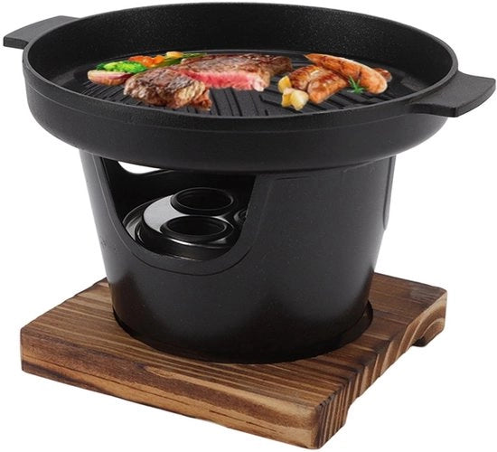Griglia da barbecue portatile mini - Tavola grill - Adatto per camping/pic nic - Facile da montare - Ecologico