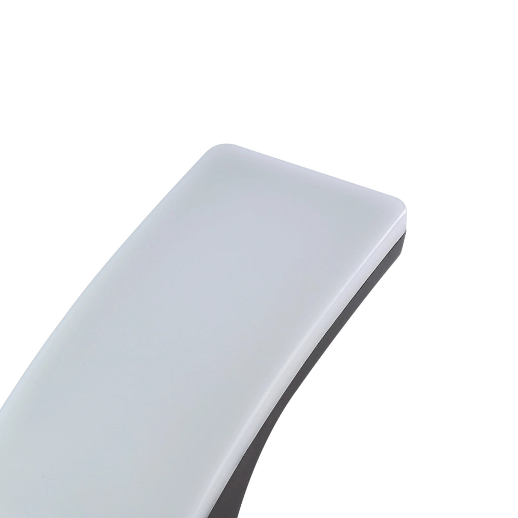 Applique esterno moderno LED 15W 3000K nero IP54 NATAN