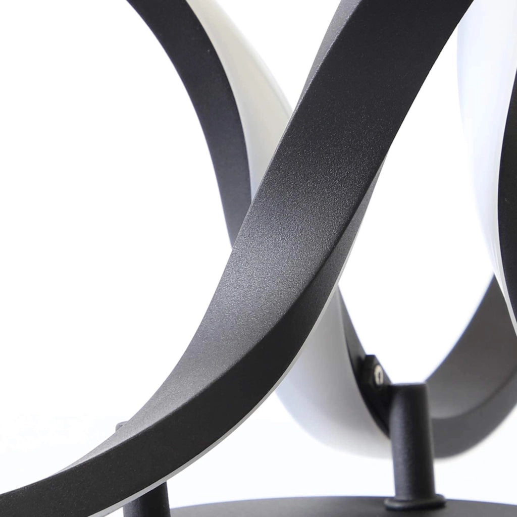 ZMH Lampada da soffitto plafoniera LED moderna 31cm alluminio per interni soggiorno camera letto