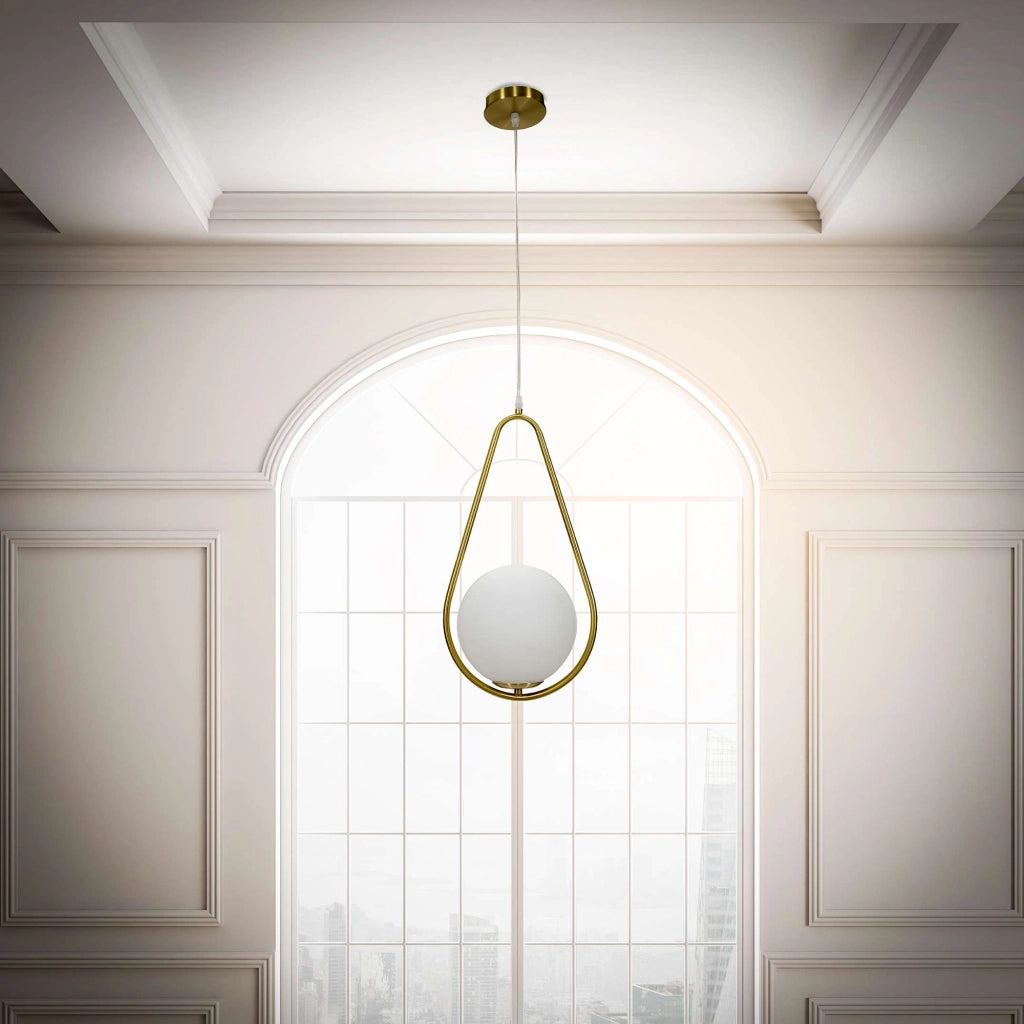 Goma, Lampada da Soffitto Necessarie 2 Lampadine, oro
