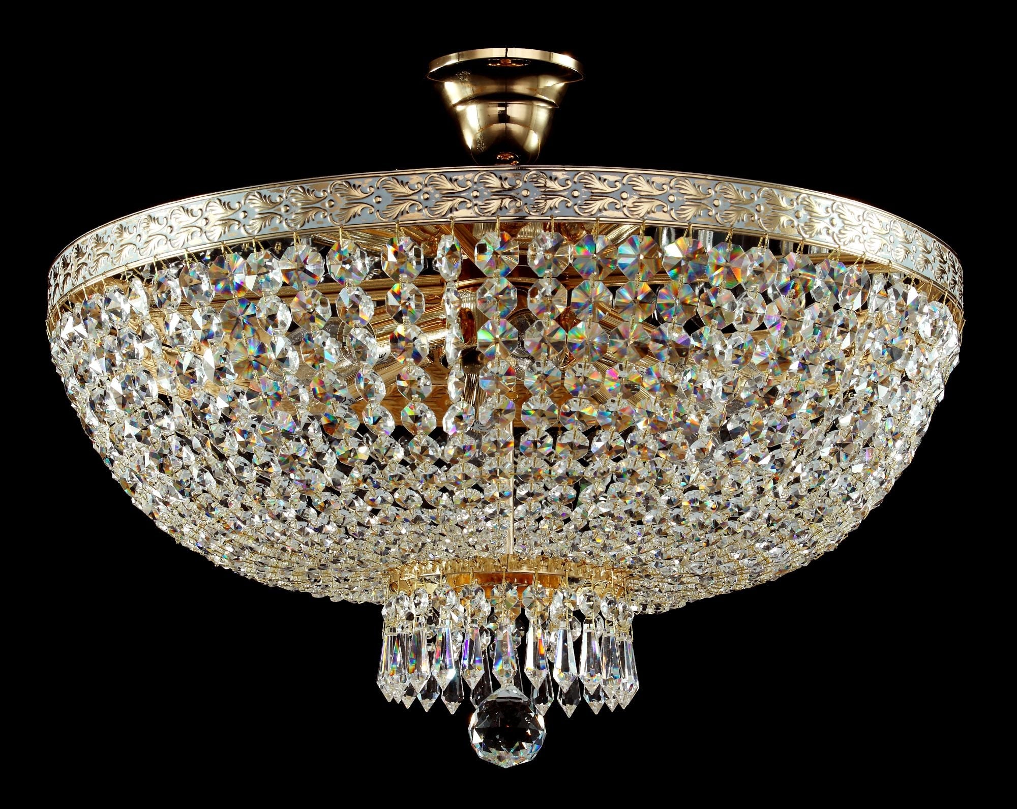 Lampadario Royal Classic in Metallo Bella Oro