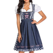 Abito Dirndel - Costume Oktoberfest - Abito con gonna - Abito per festa del birra - Costume per carnevale - Taglie S-2XL - Materiale Polyester di alta qualità