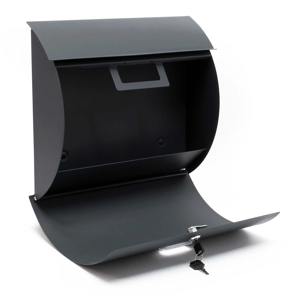 Set Cassetta postale doppia autoportante V17 antracite con telaio di supporto