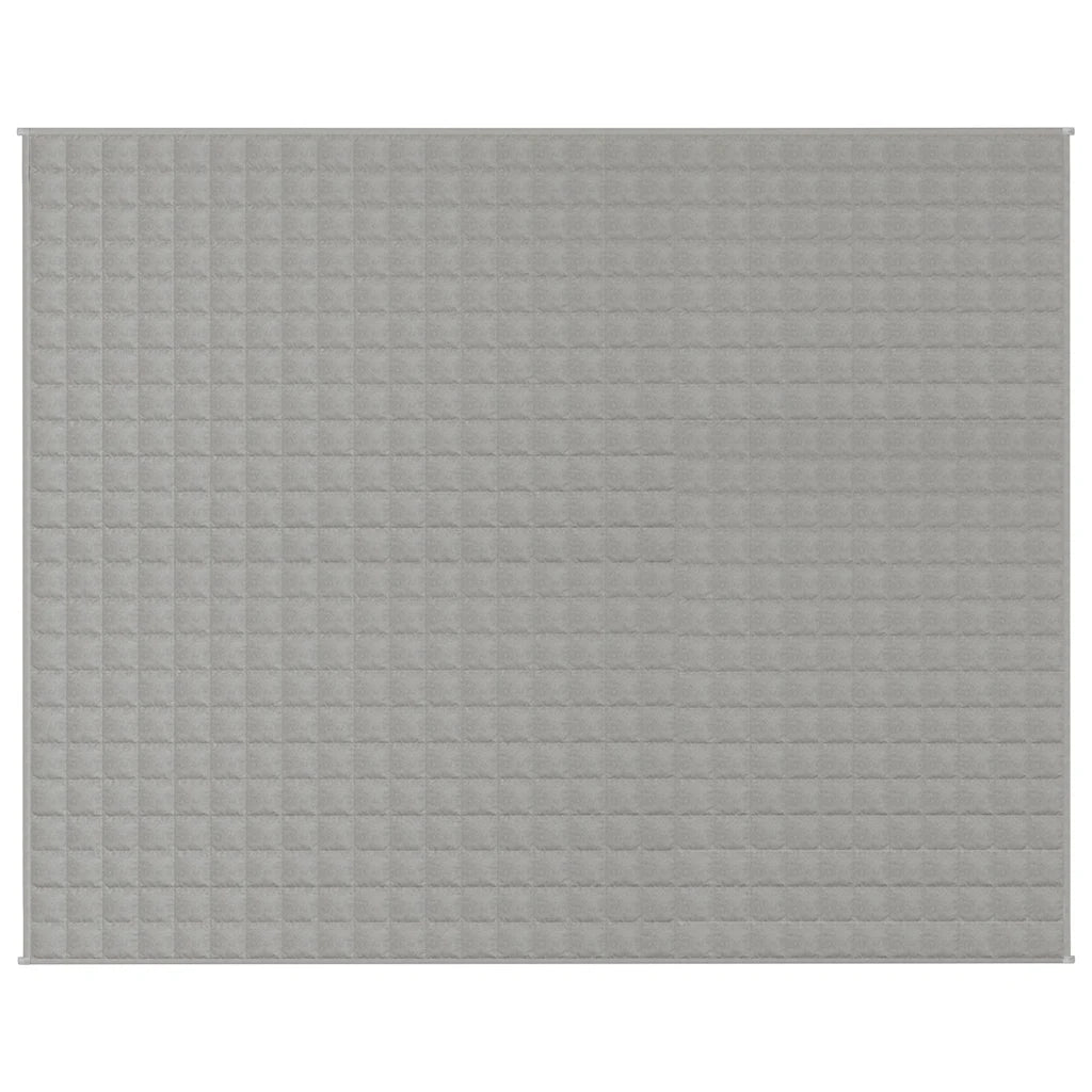 Coperta Ponderata Grigia 235x290 cm 15 kg Tessuto