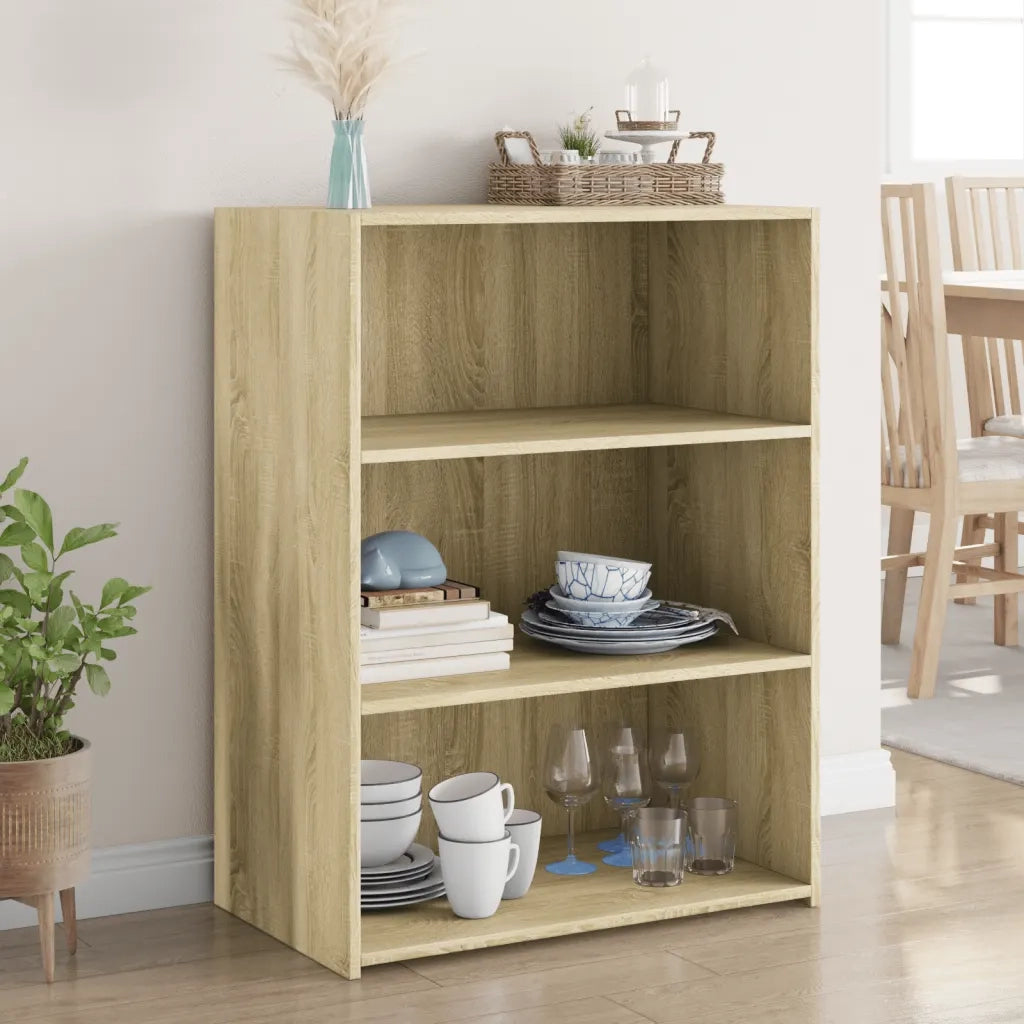 Credenza Rovere Sonoma 70x41x93 cm in Legno Multistrato 846371