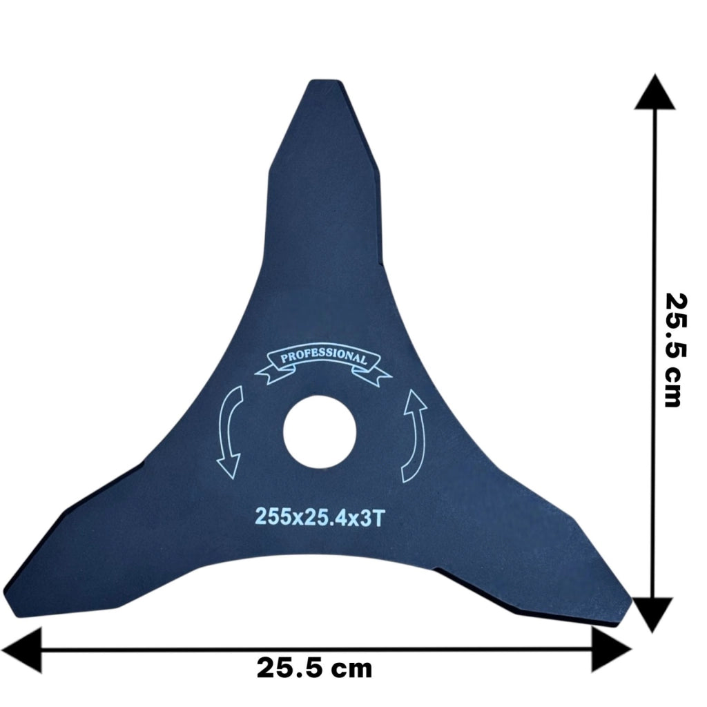 Ricambio Disco Per Decespugliatore 3 Lame Lama 255 mm Foro 25,4 mm | 07853
