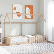Giroletto per Bambini 90x190 cm in Legno Massello di Pino