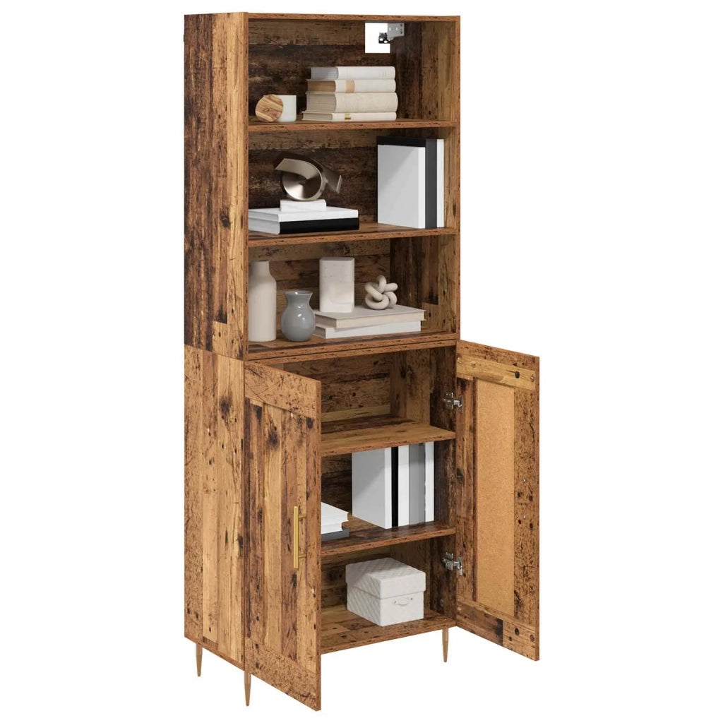 Credenza Legno vecchio 69,5 x 34 x 180 cm Legno multistrato 3415810