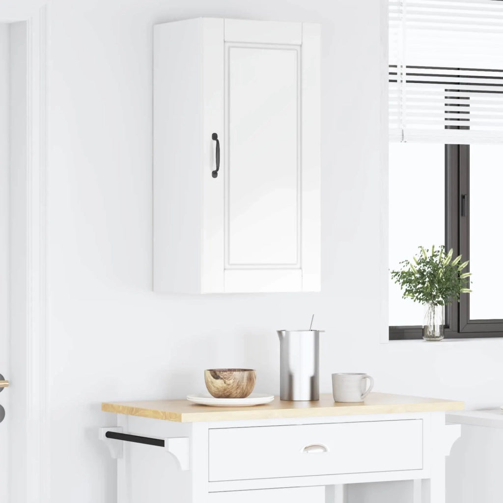 Pensile da cucina | Armadietto a muro PORTO Bianco Lucido 40 x 31 x 80 cm