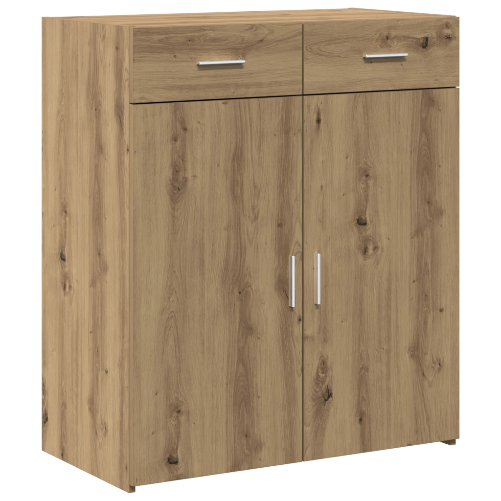 Mobile di Stoccaggio Rovere Artigianale 80x42.5x93.5 cm Legno Ingegnerizzato
