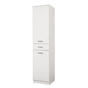 Germanvox colonna bagno/lavanderia 2 anta apertura sinistra e 1 cassetto colore bianco lucido