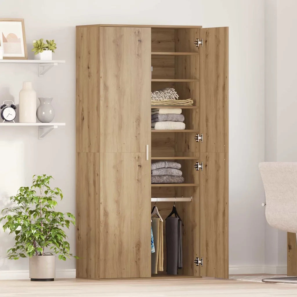 Credenza rovere artigianale 80 x 39 x 178 cm Legno multistrato