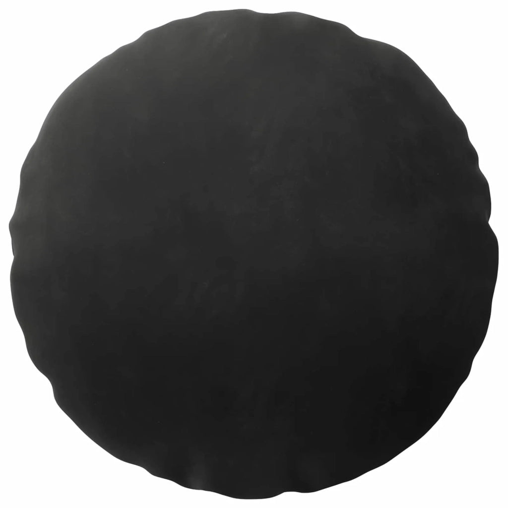 Federa 6 pcs HEERLEN Nero Ø 30 cm Velluto 921896