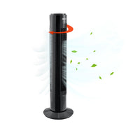 Ventilatore a Torre 73 cm Silenzioso con 3 Velocitá Modalitá Oscillante Motore da 50W - Nero
