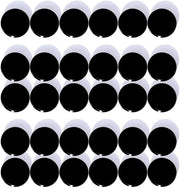 Magnetici per lavagne, forti magneti per frigorifero, magneti minimagnetici, piccoli magneti per lavagna bianca, magneti rotondi colorati, forti magneti per lavagna, scuola (30 pezzi, nero)