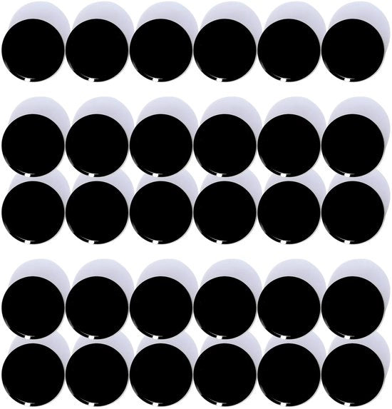 Magnetici per lavagne, forti magneti per frigorifero, magneti minimagnetici, piccoli magneti per lavagna bianca, magneti rotondi colorati, forti magneti per lavagna, scuola (30 pezzi, nero)