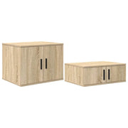Armadio 2 pz Rovere Sonoma 127 x 41 x 40 cm Legno multistrato CFW3576328