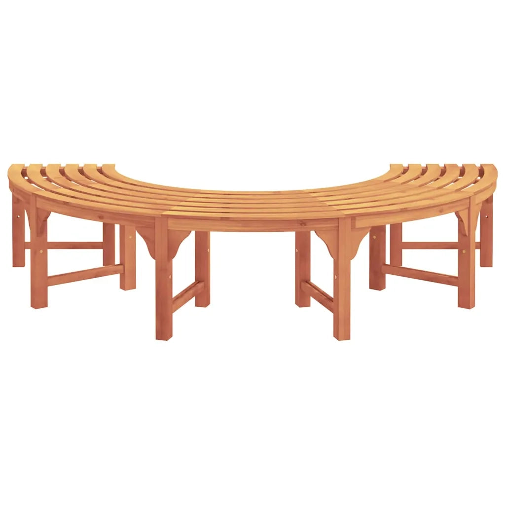 Panchina per Alberi 2 pcs Naturale 160 x 80 x 45cm 3324836