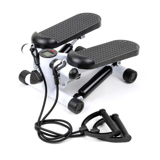 LUXTRI Stepper 41x30x18cm con computer per allenamento Fitness gambe & glutei Ministepper elastici