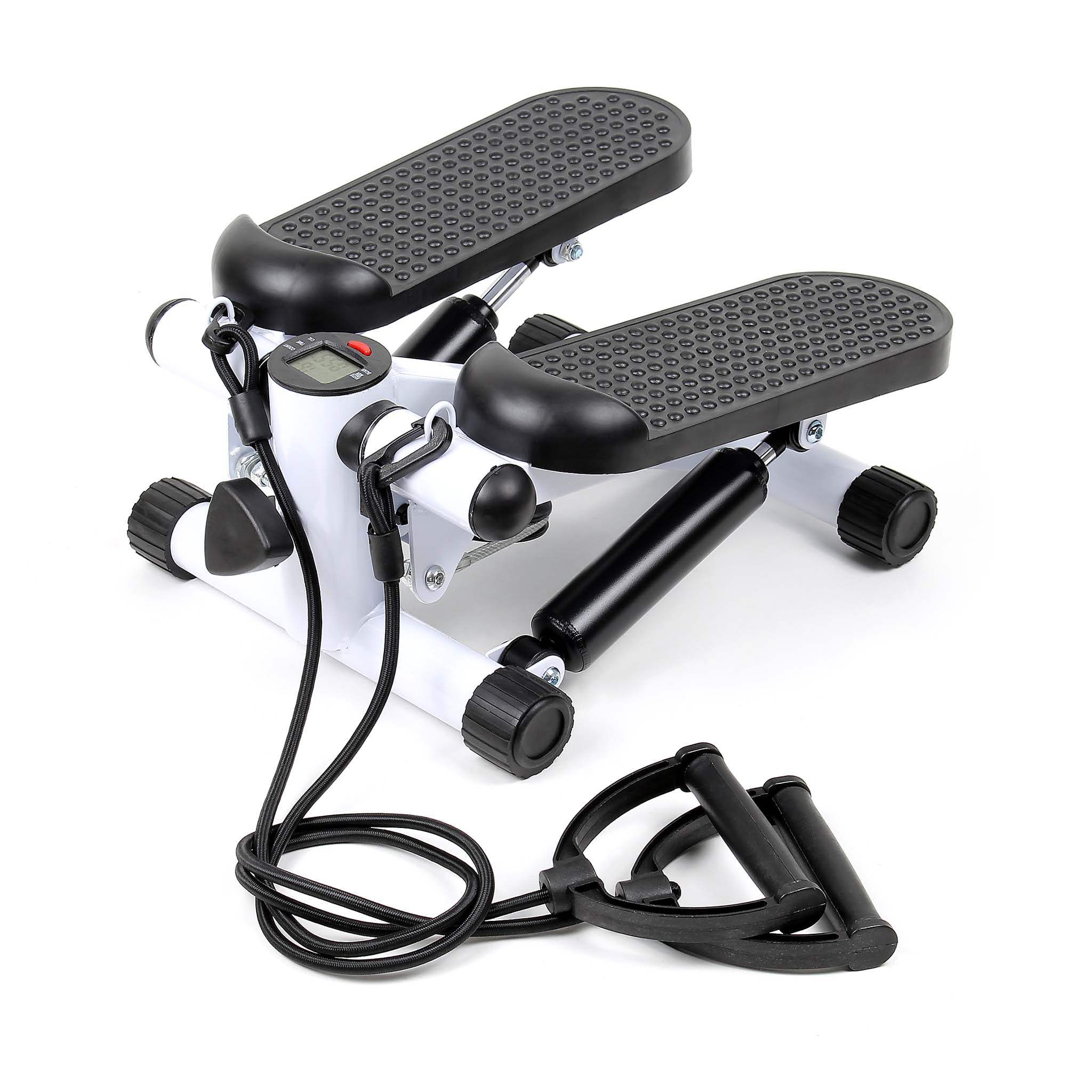 LUXTRI Stepper 41x30x18cm con computer per allenamento Fitness gambe & glutei Ministepper elastici