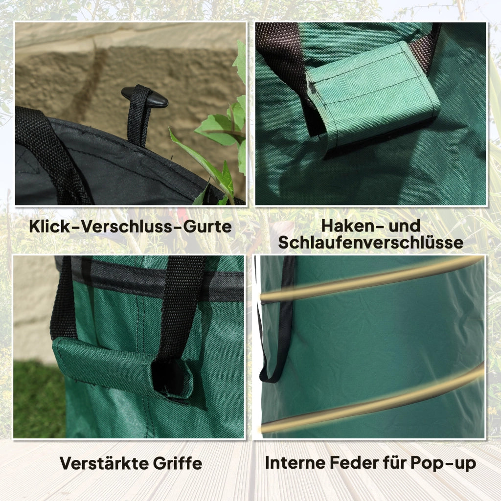 Sacco per Giardino 4x86L ¨C Zephmum ¨C Verde 86L