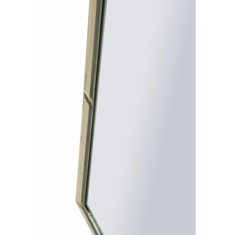 Specchio Da Muro Baku Oro cm 55x2x150 (misura Specchio cm 49x144)