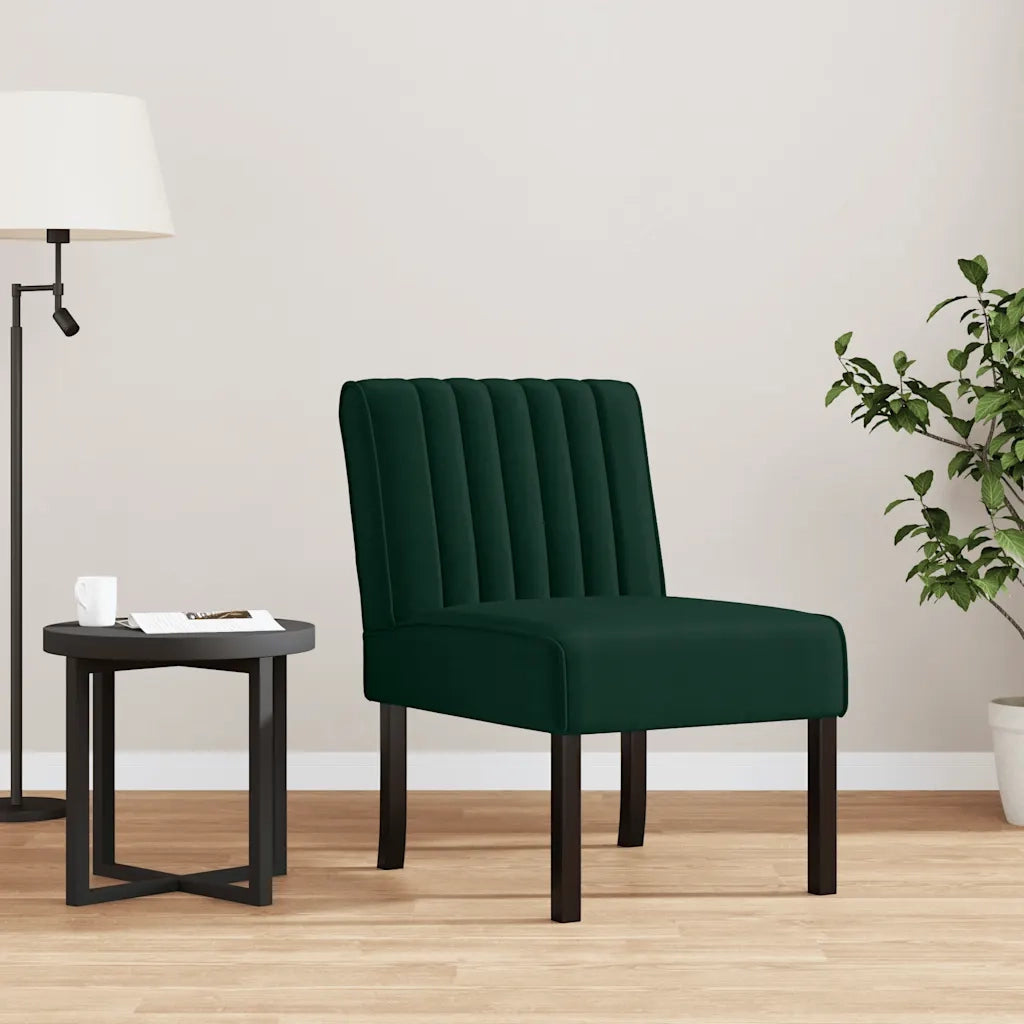 Sedia Pantofola Verde Scuro in Vellutocod mxl 70625