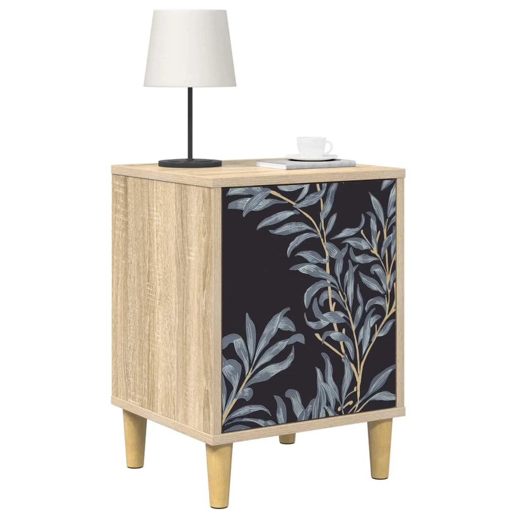Armadio da Notte DOKKUM 2 pz Rovere Sonoma 36 x 33 x 50 cm 8007206