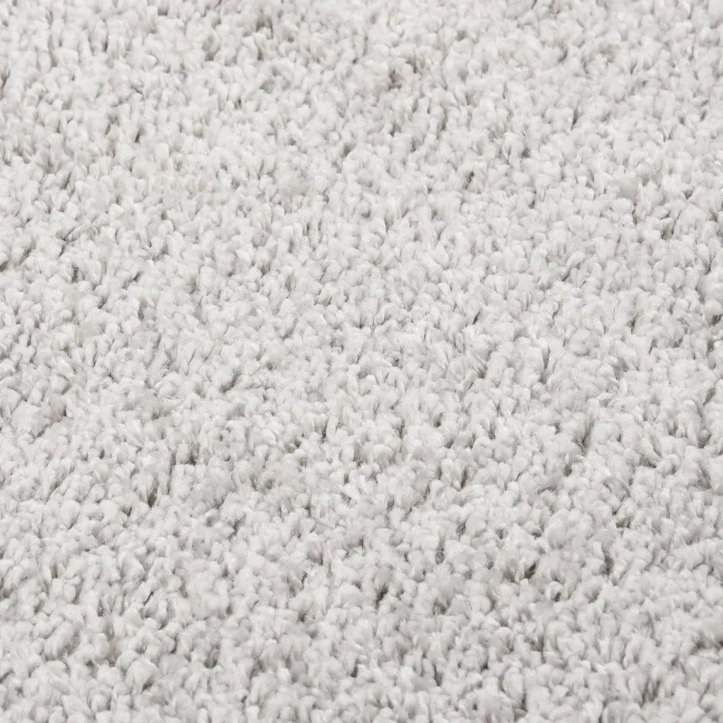 Tappeto Shaggy Grigio Chiaro 120x170 cm Antiscivolo 340383