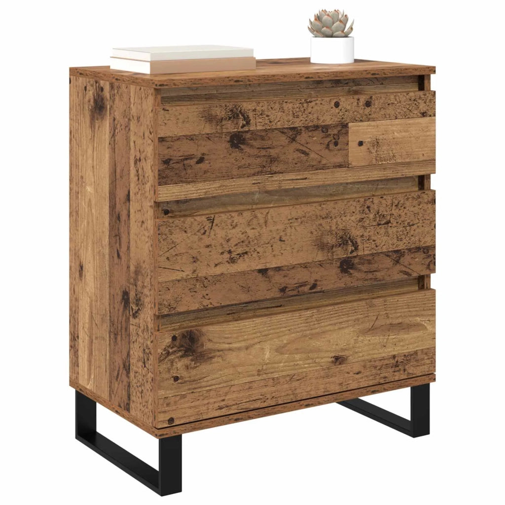 Credenza | Madia | Buffet da pranzo | Armadio da pranzo Legno vecchio 60 x 35 x 70 cm Legno multistrato