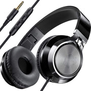 CL750 Cuffie On-Ear Op-Pieghevole Con Isolamento Acustico - Microfono E Regolazione Del Volume - Ideali Per Computer E Smartphone (Nero)
