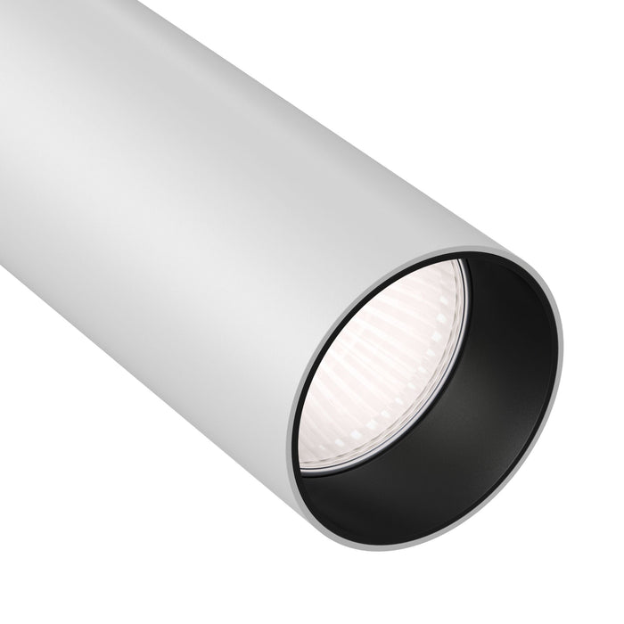 Faretto a LED per Sistema Illuminazione Binario 12W 4000K in Alluminio Focus LED  Bianco