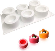 Forma per Torta in Silicone - Resistenente al Lavastoviglie - Antiscivolo - Multifunzionale per Torta di Formaggio/ Gelatina/ Cioccolato - Grade A - Leggero - Forma per Torta