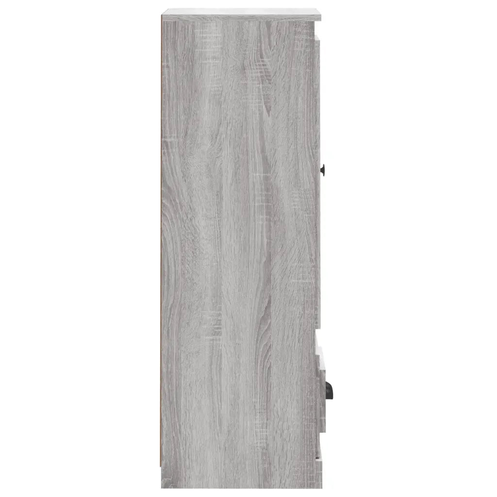Credenza Grigio Sonoma 36x35,5x103,5 cm in Legno Multistrato