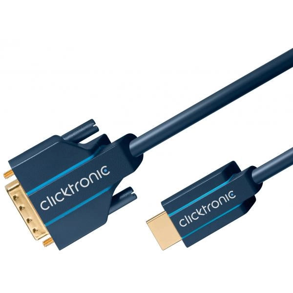 Cavo Video HDMI DVI-D M/M 5 m Alta Qualità