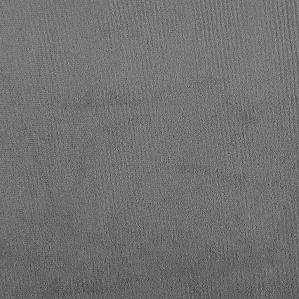 Divano a 2 Posti grigio scuro 120 cm in Velluto 359520