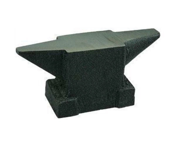 Vigor 4938030 Incudine in Ghisa Due Teste Piano Rettangolare 30 Kg colore Nero