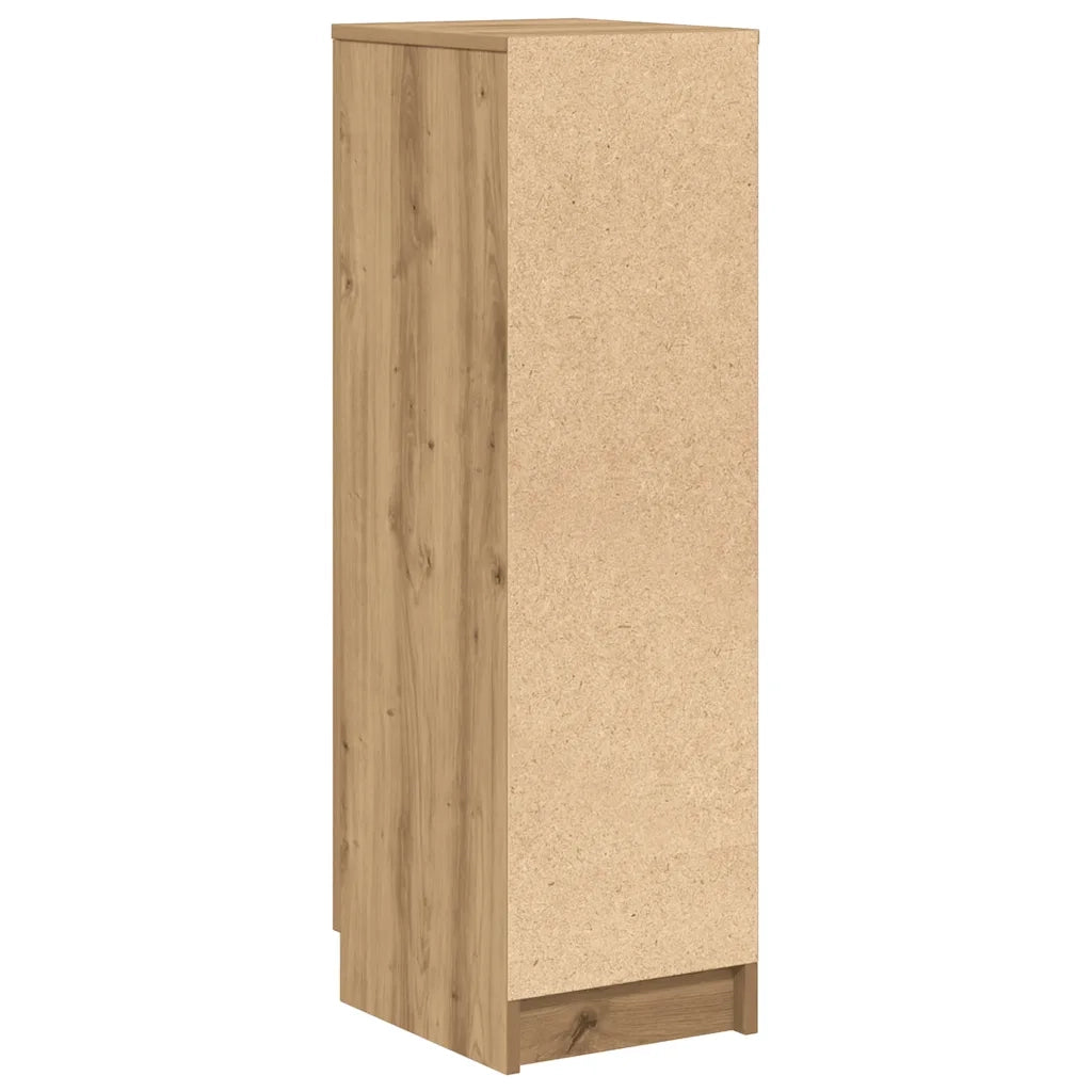 Scarpiera-Scaffale per scarpe Rovere Artigianale 29,5x35x100,5 cm in Truciolato